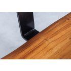 Stílusos ülőpad háttámlával Massive Honey 200 cm akác