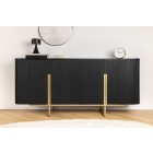 Design komód Daichi 160 cm fekete mangó