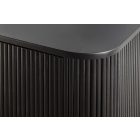 Design komód Daichi 160 cm fekete mangó