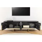 Design TV asztal Daichi 160 cm fekete mangó