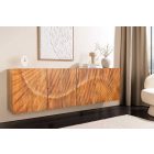 Design komód Shayla 177 cm függő barna mangó 