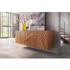 Design komód Shayla 177 cm függő barna mangó 