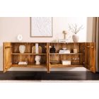 Design komód Shayla 177 cm függő barna mangó 