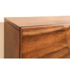 Design komód Shayla 177 cm függő barna mangó 