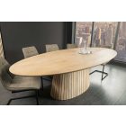 Design ovális étkezőasztal Savoy 220 cm mangó