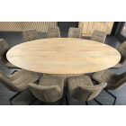 Design ovális étkezőasztal Savoy 220 cm mangó