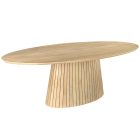 Design ovális étkezőasztal Savoy 220 cm mangó