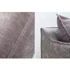 Stílusos 3 személyes ülőgarnitúra Eden 200 cm szürkésbarna taupe bársony