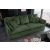 Stílusos 3 személyes ülőgarnitúra Eden 200 cm sötétzöld bársony