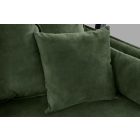 Stílusos 3 személyes ülőgarnitúra Eden 200 cm sötétzöld bársony