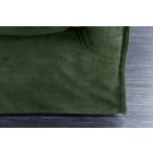 Stílusos 3 személyes ülőgarnitúra Eden 200 cm sötétzöld bársony