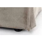 Stílusos 3 személyes ülőgarnitúra Eden 200 cm szürkés bézs kordbársony