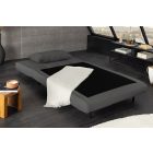 Converta fekvőhellyé alakítható fotel 100 cm szürke kord