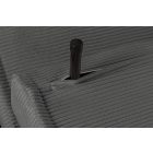 Converta fekvőhellyé alakítható fotel 100 cm szürke kord