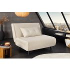 Converta fekvőhellyé alakítható fotel 100 cm bézs kord