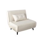 Converta fekvőhellyé alakítható fotel 100 cm bézs kord