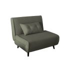 Converta fekvőhellyé alakítható fotel 100 cm zöld kord