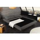 Converta fekvőhellyé alakítható kanapé 140 cm szürke kord