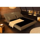 Converta fekvőhellyé alakítható kanapé 140 cm zöld kord