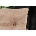 Stílusos kartámlás forgó bárszék Maddison II pezsgő bézs bársony / szövet