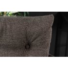 Stílusos kartámlás forgó bárszék Maddison II szürkésbarna taupe bársony / szövet