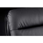 Stílusos kartámlás forgó bárszék Maddison III antracit bőr / mikroszálas szövet