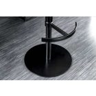 Stílusos kartámlás forgó bárszék Maddison III antracit bőr / mikroszálas szövet