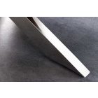 Luxus ovális étkezőasztal Shark 220 cm teak (üveglappal)