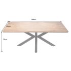 Design étkezőasztal Arden 180 cm sheesham