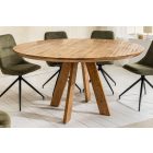 Stílusos kör étkezőasztal Bellaro 140 cm mangó