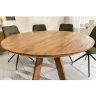 Stílusos kör étkezőasztal Bellaro 140 cm mangó