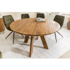 Stílusos kör étkezőasztal Bellaro 120 cm mangó