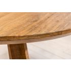 Stílusos kör étkezőasztal Bellaro 120 cm mangó