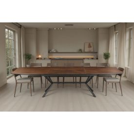   Stílusos bővíthető étkezőasztal Magnifico 180-270 cm dió