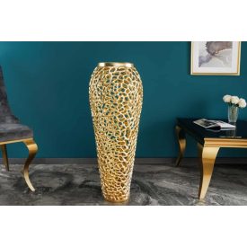 Design dekor váza Auralis 90 cm arany