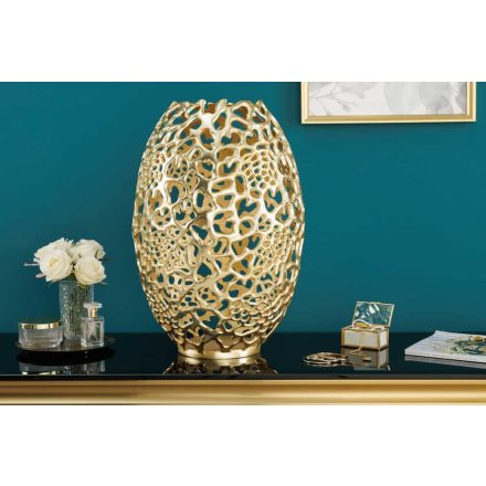 Design dekor váza Auralis 50 cm arany