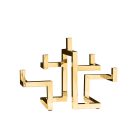 Design gyertyatartó Lumero 50 cm 5 karu arany