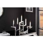 Design gyertyatartó Lumero 50 cm 5 karu ezüst