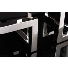 Design gyertyatartó Lumero 50 cm 5 karu ezüst