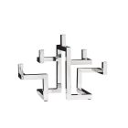 Design gyertyatartó Lumero 50 cm 5 karu ezüst