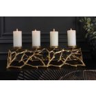Stílusos gyertyatartó Serenno 60 cm 4 gyertyának arany