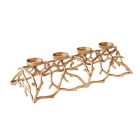 Stílusos gyertyatartó Serenno 60 cm 4 gyertyának arany