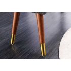 Design ülőpad Dafina 90 cm retro stílusú antracit bouclé