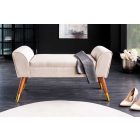 Design ülőpad Dafina 90 cm retro stílusú bézs