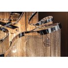 Luxus csillár Prestige 118 cm ezüst