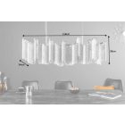 Luxus csillár Prestige 118 cm ezüst