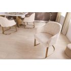 Design étkezőszék Spectacular bézs zsenília