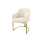 Design étkezőszék Spectacular bézs zsenília