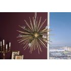 Design függőlámpa Starlight 50 cm arany