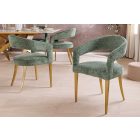 Design étkezőszék Bailey zöld